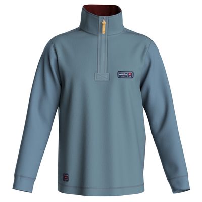 Brakeburn Blue Quarter Zip Sweatshirt (cut out) - £59.99