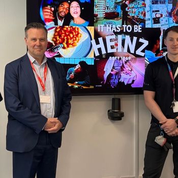 Left to right - Engineering manager at Kraft Heinz Ben Groom, pictured with Lawrence Wood, principal and chief executive of Telford College, Kraft Heinz site director Anton Hickey and Sarah Davies, executive director of partnerships and em.jpg