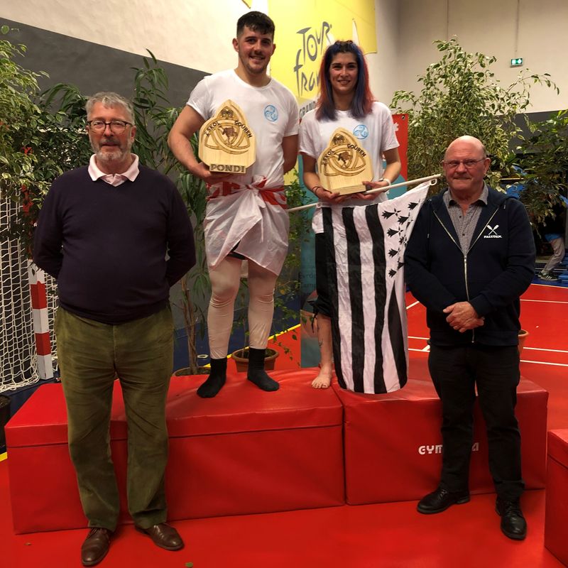 Champions at Gouren Championships in Brittany