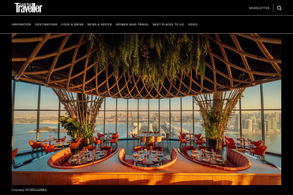 Screencapture of Condé Nast Traveller Middle East