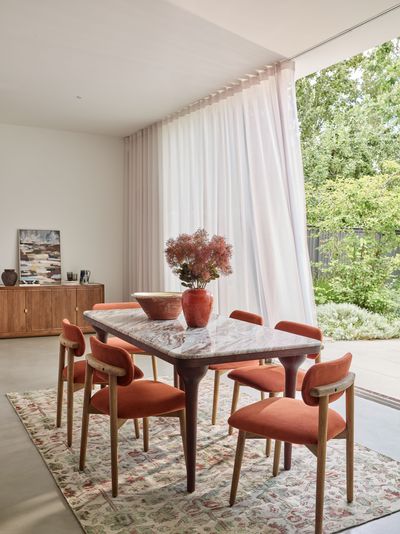 Cone Dining Table in Marble
