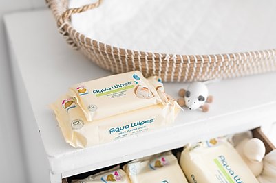 Aqua Wipes are 100% biodegradable, eco-friendly plastic-free wipes and used by the NHS.