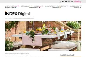 Screencapture of Index Digital