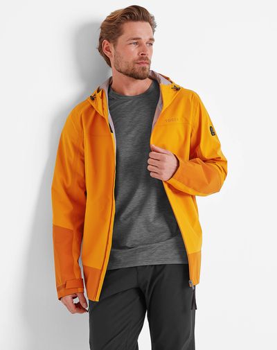 Bowston Men's Waterproof Jacket - Tangerine