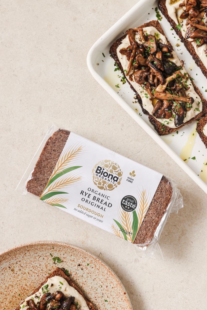 Original Rye bread - Miso Mushroom