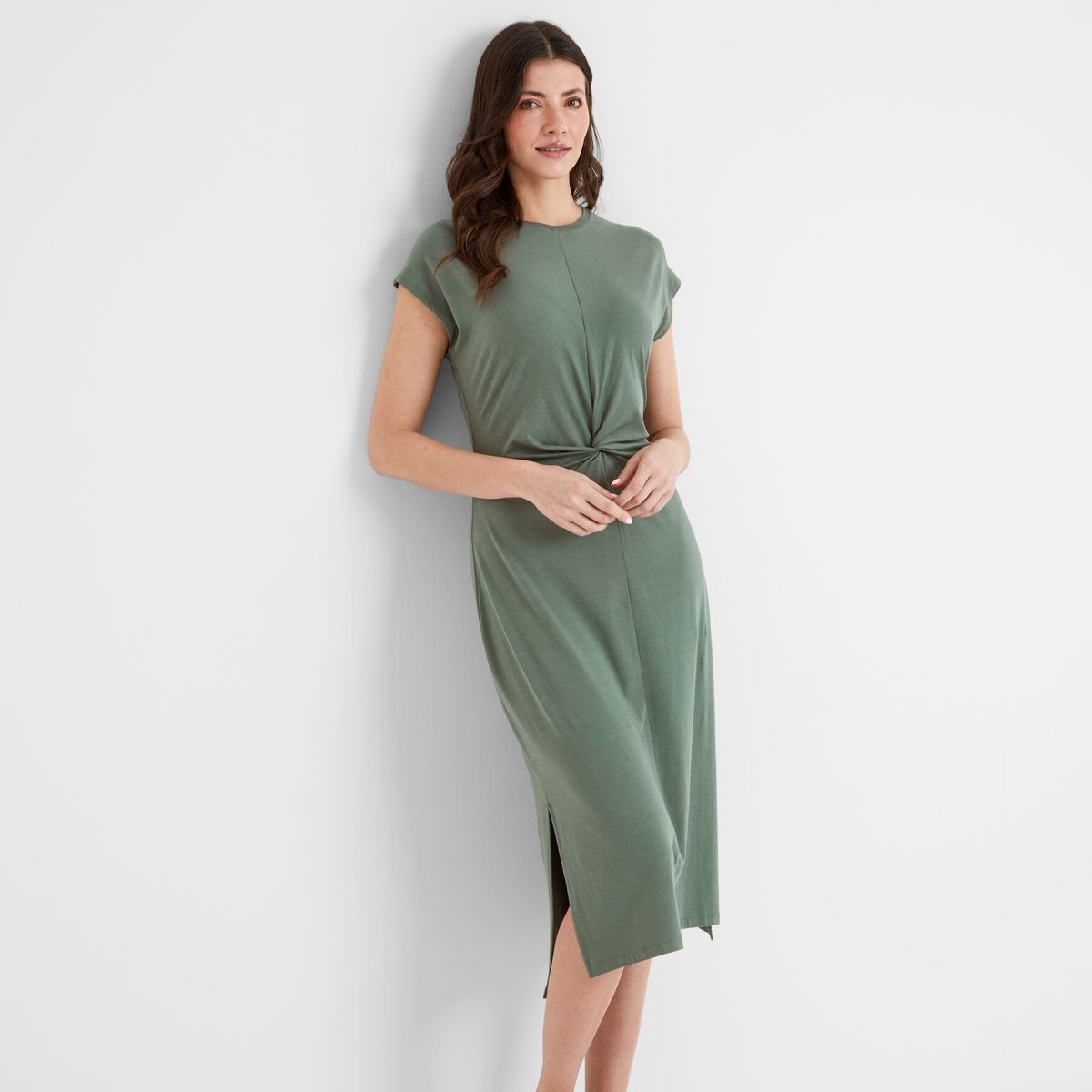 Claire Women's Dress - Light Forest