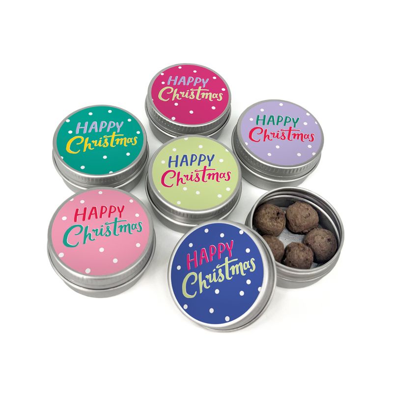 Happy Christmas Mini Tins