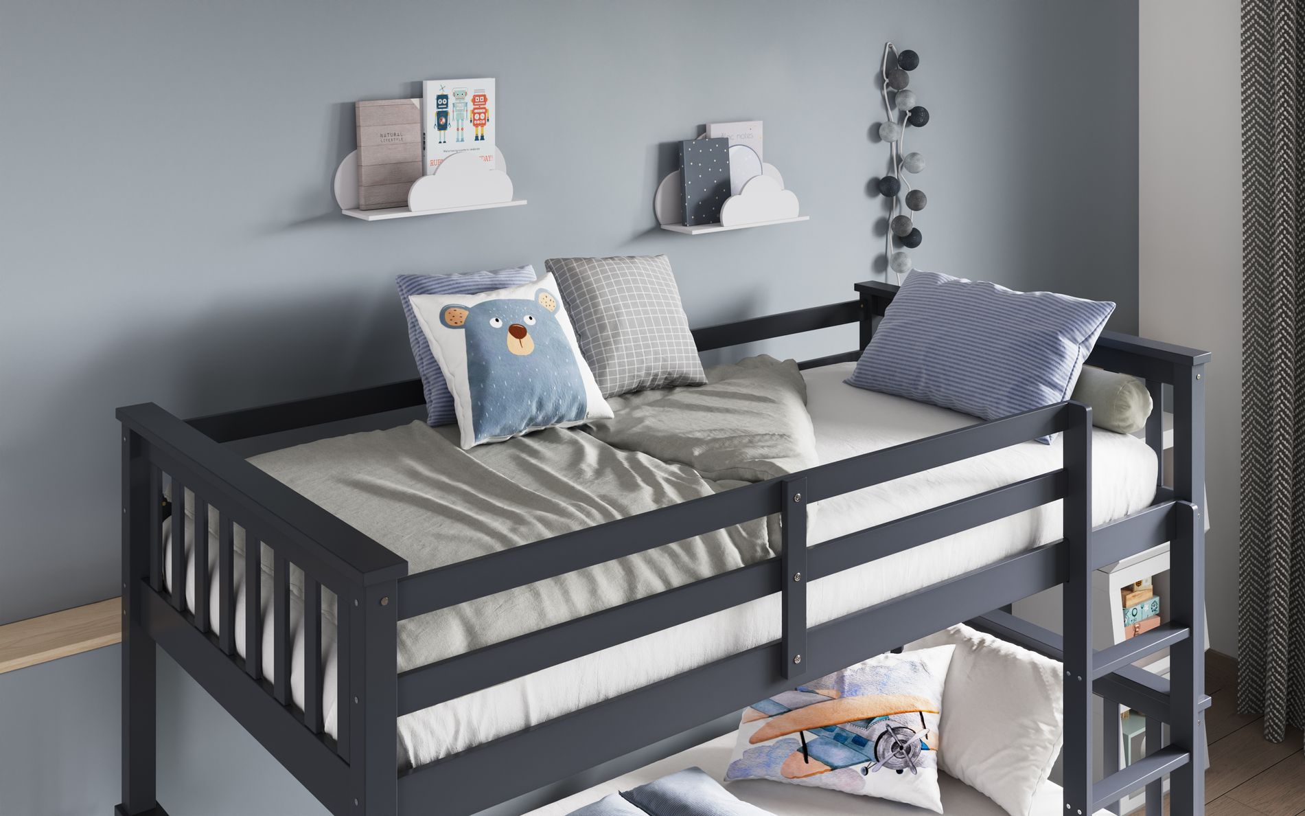 Flair Zoom Detachable Bunk Bed with Trundle