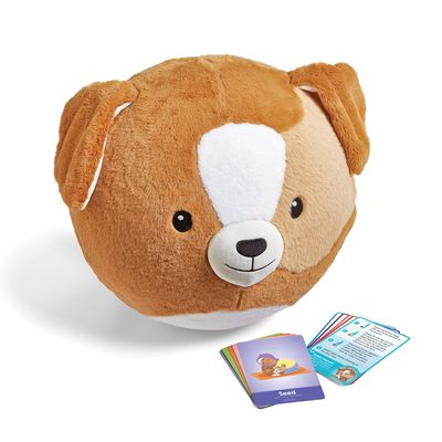 Yoga Ball Buddy with BubblePlush™ - Puppy