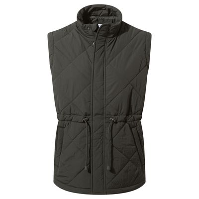 Cassly Women's Padded Gilet - Washed Black