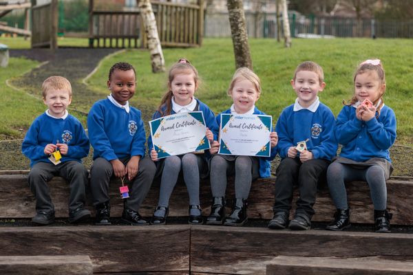 Miller Homes nest box donation as part of National Nest Box Week to Brunshaw Primary School, Burnley. 