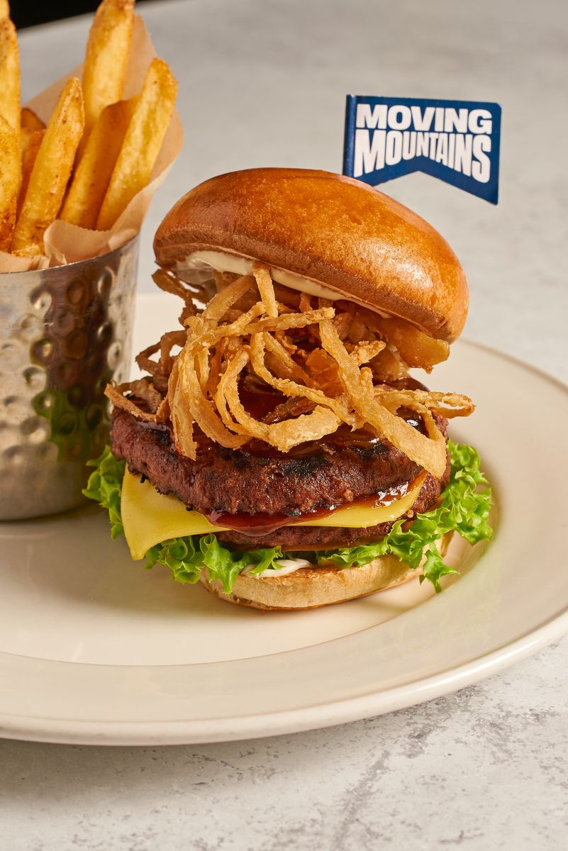 MOVING MOUNTAINS® BBQ STACK BURGER