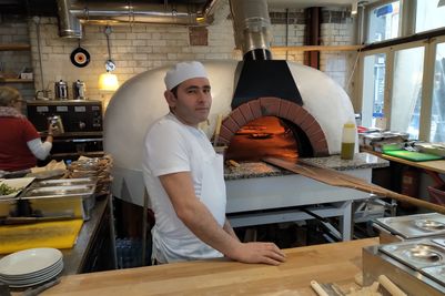 The Valoriani oven at Yamabahce, London