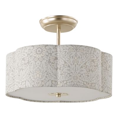 Delamore 2 Light Semi-Flush