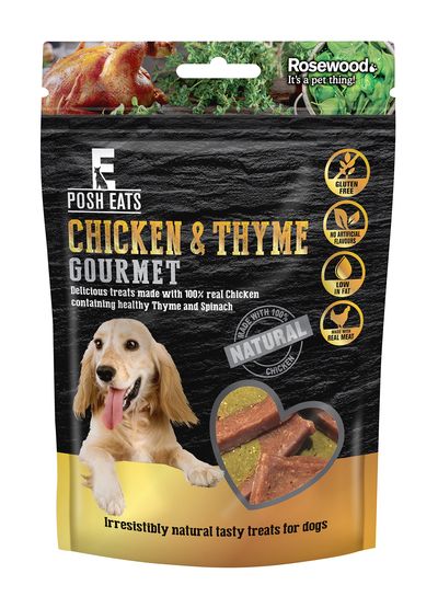 Chicken & Thyme Gourmet Dog Treats 80g