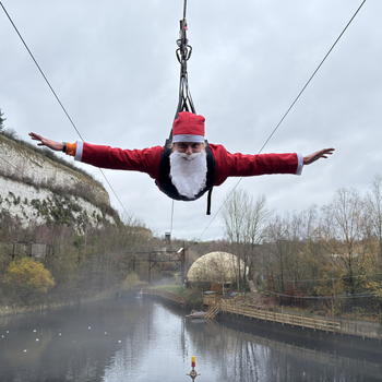 Christmas Charity Santa Slide Event at Hangloose Adventure Bluewater.