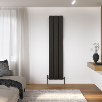 Suggested Header 2000px UKRadiatorscom, Typhoon  Black Vertical Radiator H1800mm x W408mm Double Panel, £290, 7905503.jpg