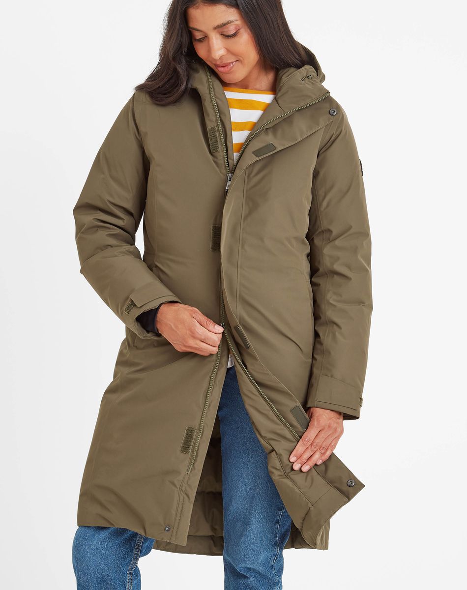 Reiner Women's Waterproof Down Parka - Khaki