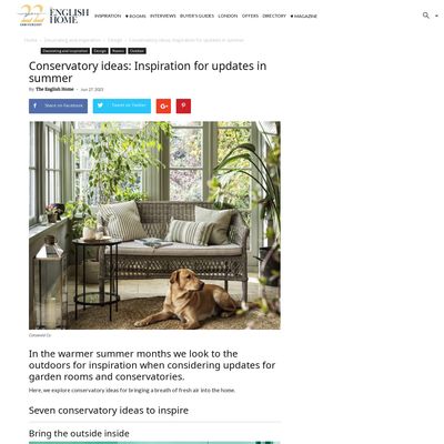 Screencapture of The English Home