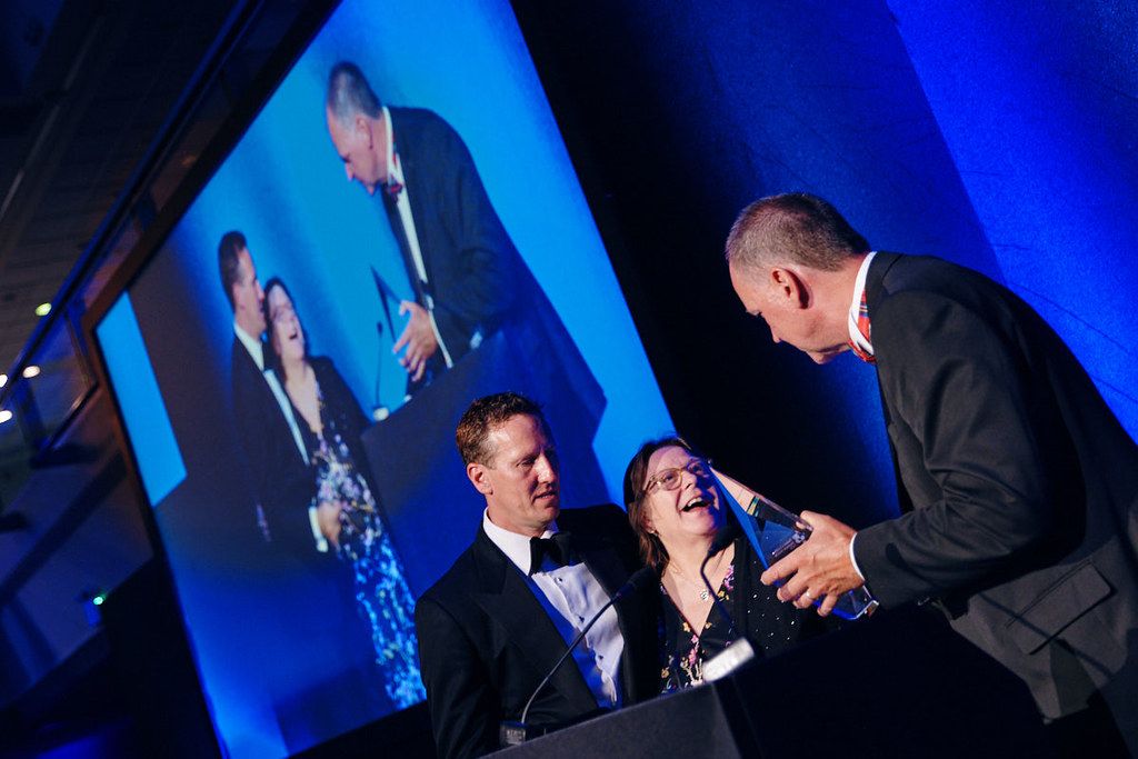 Celebrity host Brendan Cole, Val Chandler, Focus SB with Harry Sherrard, Sherrards Employment Law Solicitors