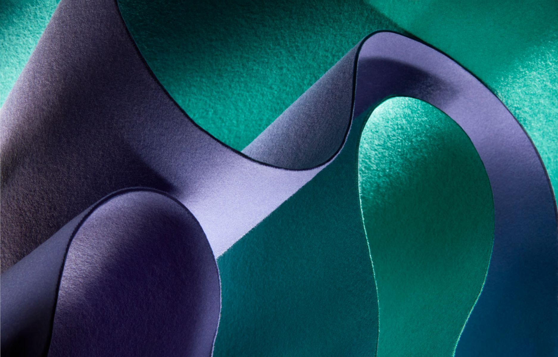 Hainsworth Signature Fabrics - Vivid Hues - Jade and Amethyst 10343