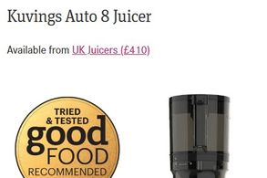 Screencapture of BBC Good Food