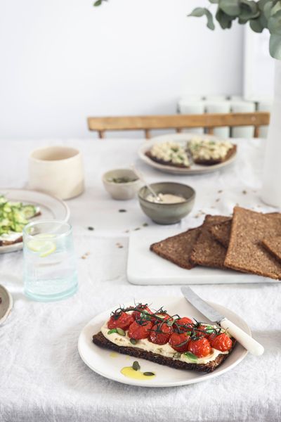 Lunching with Rye Bread