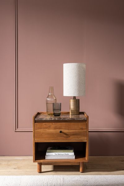 Brera Marble Bedside Table