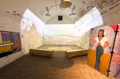 The Grand Magazine area inside Newhaven Fort, where the escape room will be