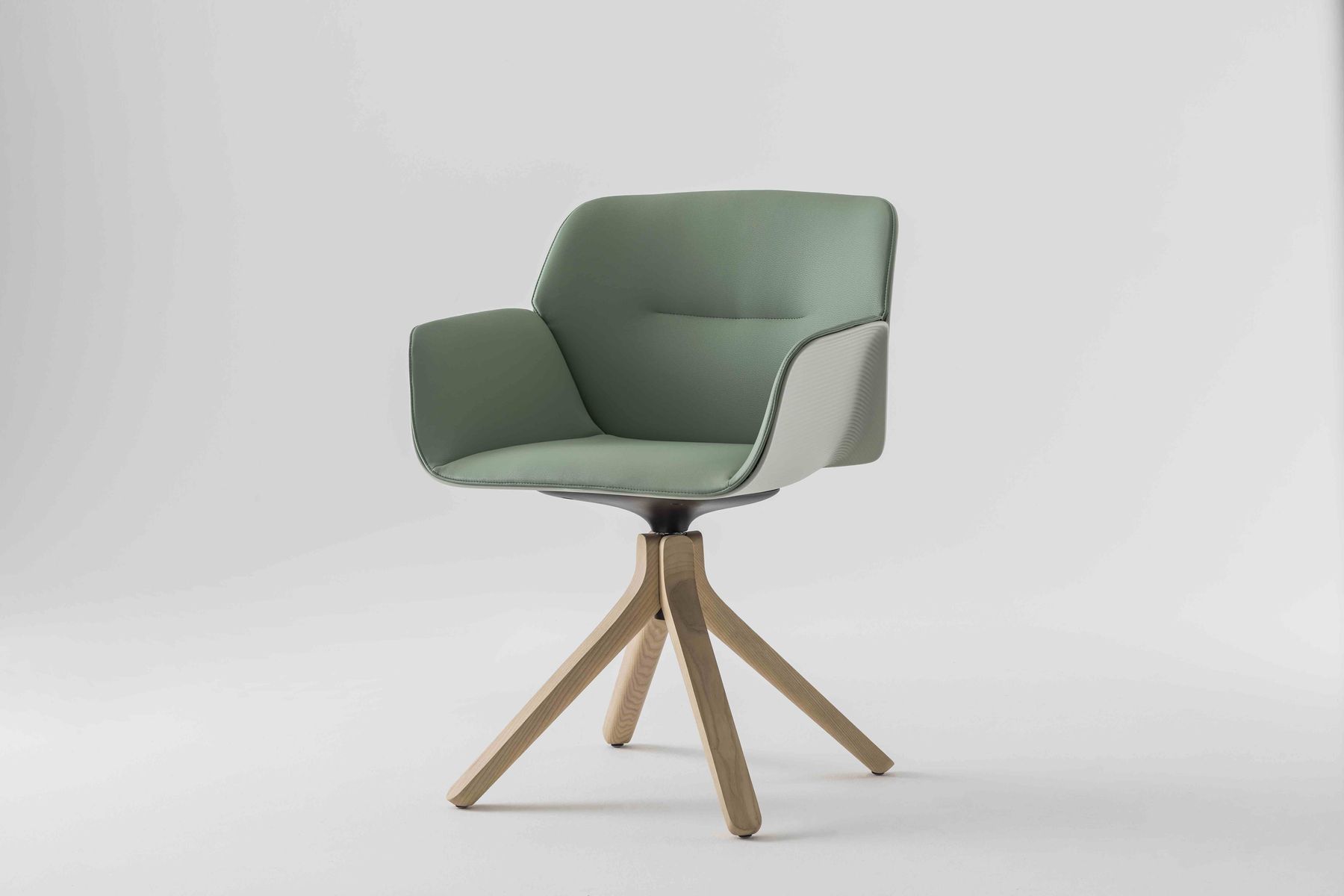 Nuez Chair by Patricia Urquiola for Andreu World, Upolstered in Ultrafabrics Volar Bio