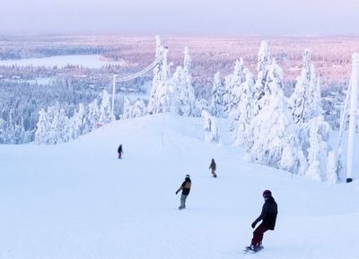 Reclaim Yourself Retreats in Finland sunset ski.jpg