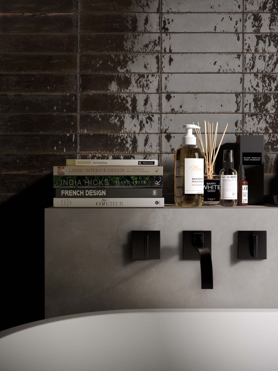 Dwell Black Porcelain Tiles
