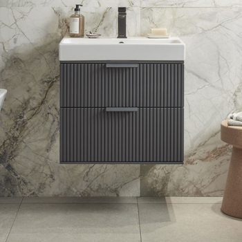 2000px Roper Rhodes, Scheme 600 Fluted Wall Mounted Vanity Unit  Matt Carbon, £670, 8336724.jpg