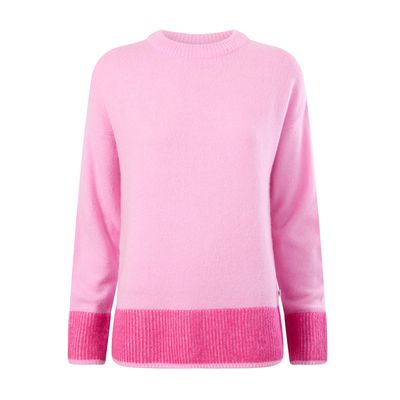 Odette Womens Soft Touch Knit Jumper - Sandy Pink
