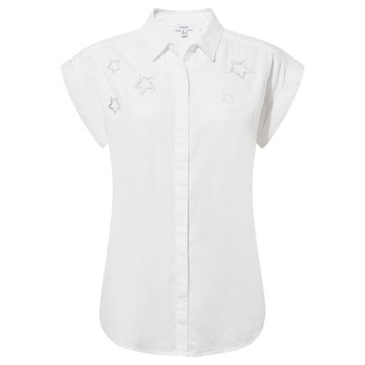 Scarlett Women's Short Sleeve Shirt - Optic White