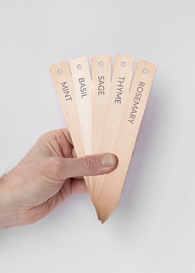 Top 5 Herbs - Copper Plant Labels