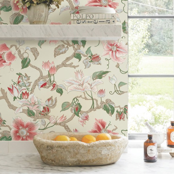 Suggested Header Beautiful Walls, Ronald Redding Classics Marguerite Vine Wallpaper  Cream, £125, 8381922.jpg