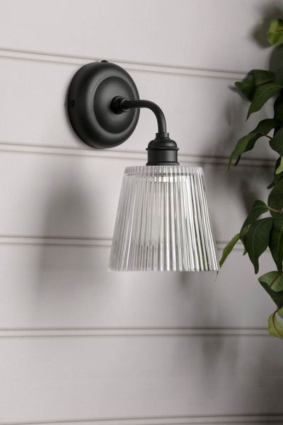Callaghan Outdoor Wall Light in Matt Black IP44