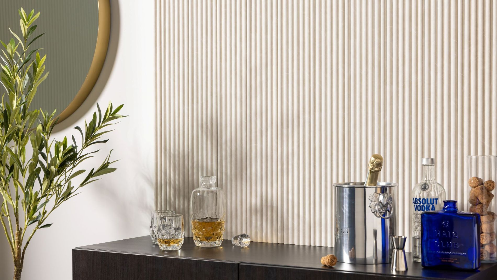 Suggested Header 2000px Naturewall, Reeded Waterproof  White Marble, £35.99, 8199895.jpg