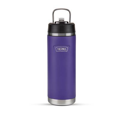 Moorland Purple 710ml Thermos Icon Series water bottle with straw