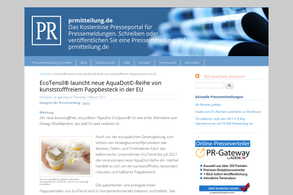 Screencapture of prmitteilung.de