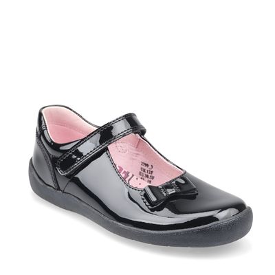 'Giggle' in black patent in Girls Primary Collection 