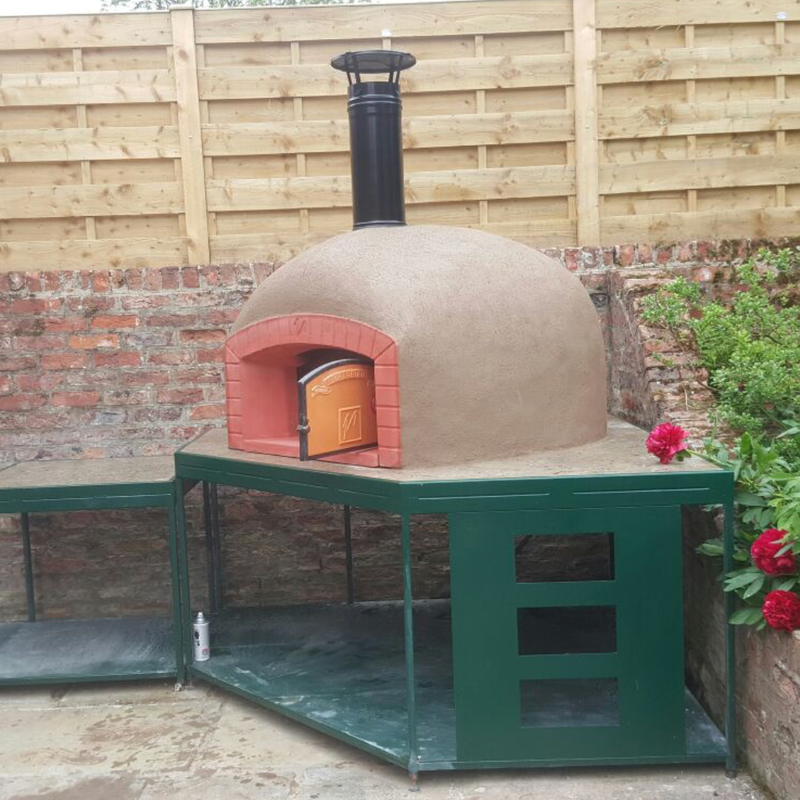 A build-your-own pizza oven from a Valoriani kit supplied by Orchard Ovens.
