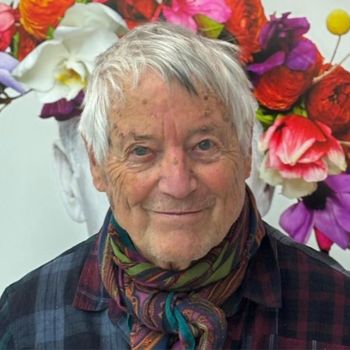 Kaffe Fassett, whose latest quilting designs were photographed at Levens Hall and Gardens, The South Lakes, Cumbria, UK.