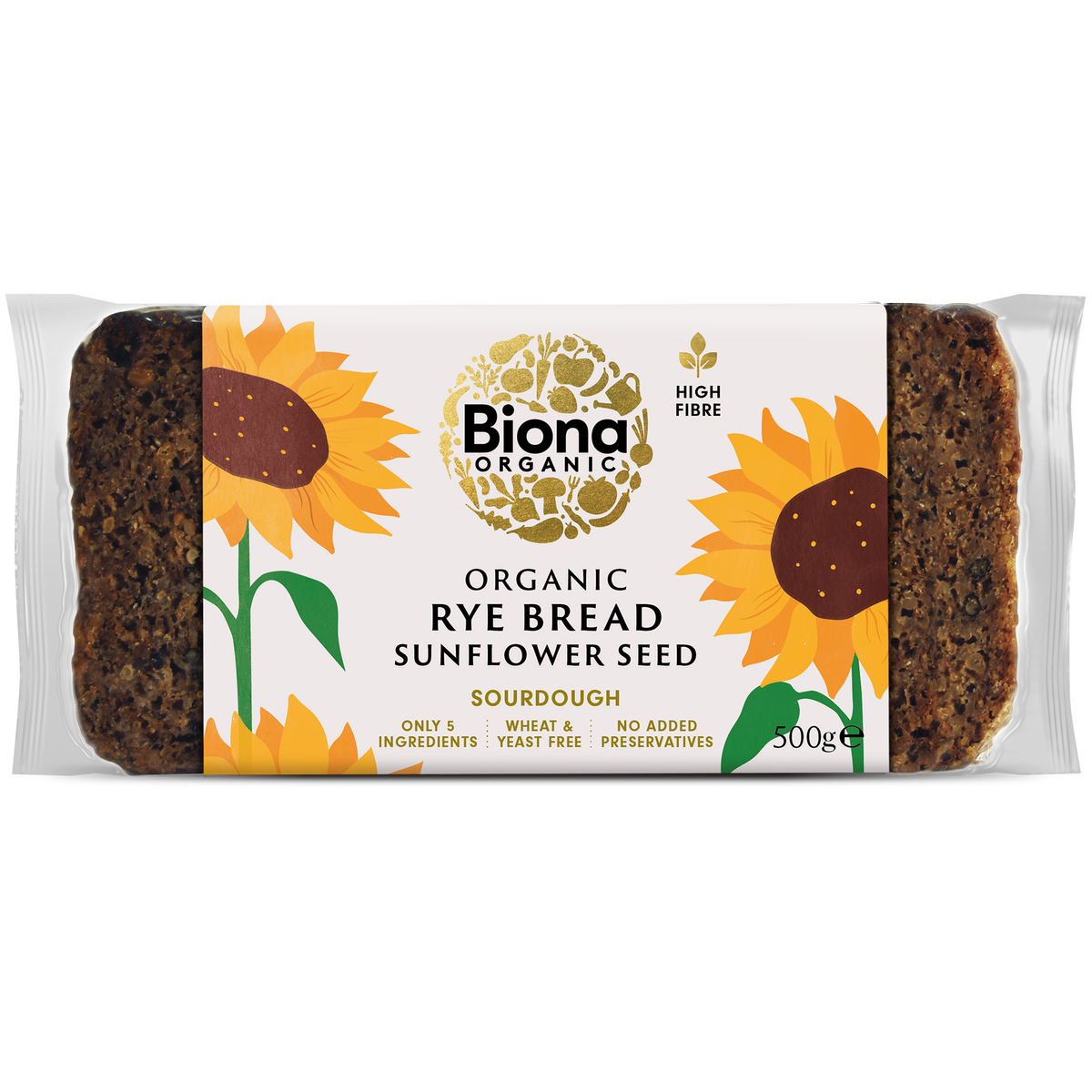 Organic Rye Bread - Sunflower Seed