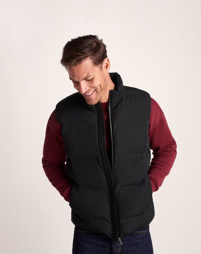 Arton Men's Padded Gilet - Black