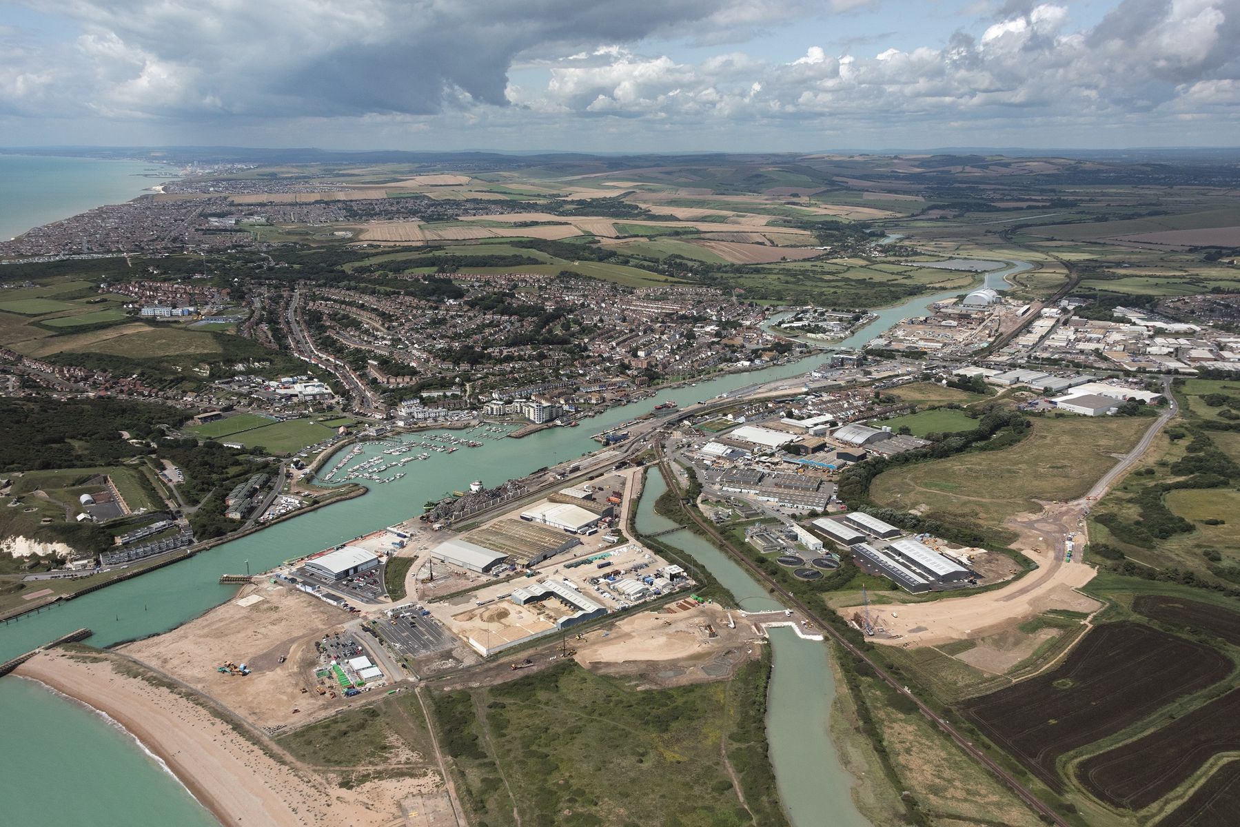 Newhaven aerial view