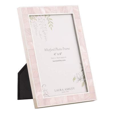 Whitford Photo Frame Polished Nickel and Pink