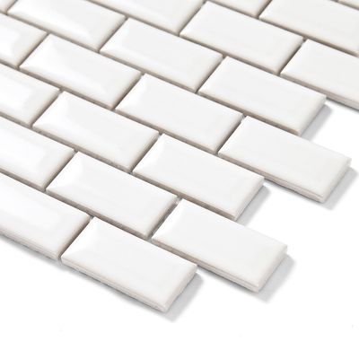 Jubilee White Metro Brick Mosaic Tiles