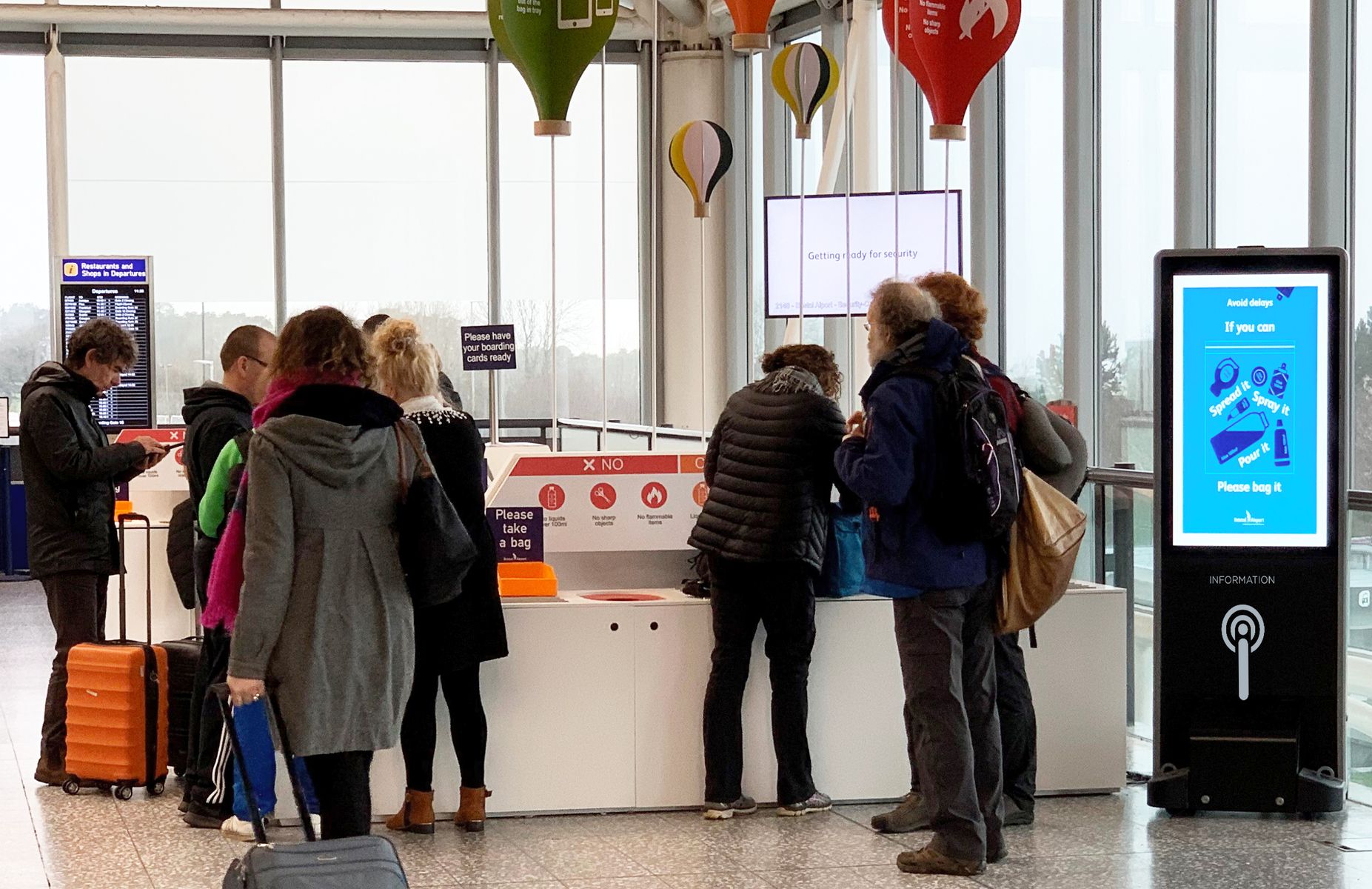 Inform by LB Foster information totem at Bristol Airport.jpg